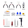Fiasrel 10 Grids Jewelry Accessories Combination Set Flat Ring Buckle Lobster Buckle Jewelry Pliers
