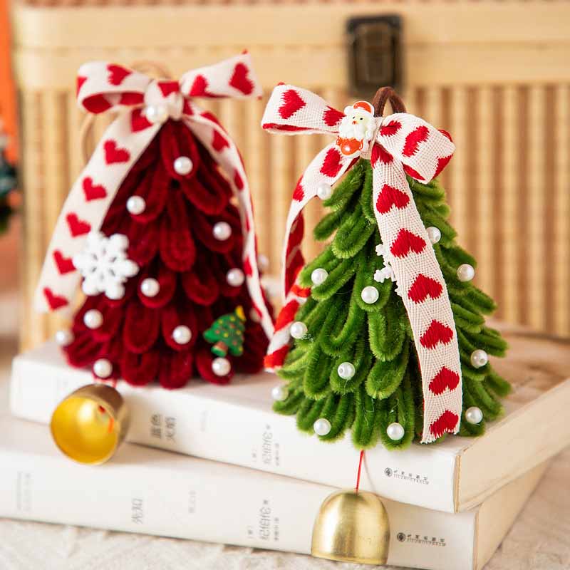 Fiasrel Christmas Ornaments Christmas Tree Handmade DIY Material Packages Homemade Creative Gifts
