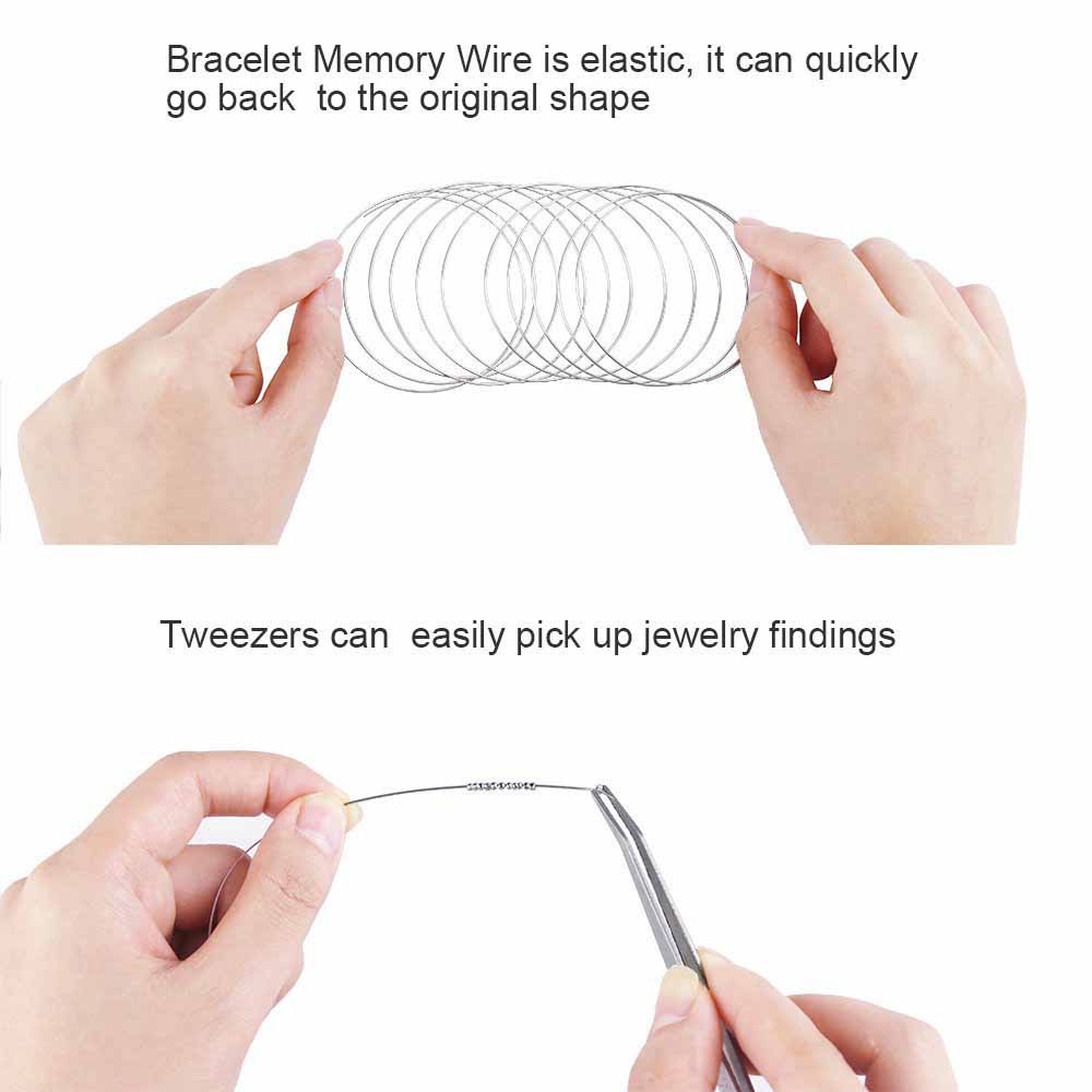 Fiasrel DIY Earrings Accessories Bead Pliers Kit Clip Buckle Lobster Clasp Open Jump Rings Earring Hook for Jewelry Making DIY Kit