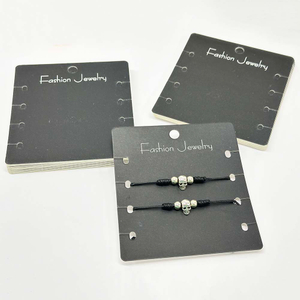 Fiasrel 20/50/100pcs Jewelry Set Display Cards Hanging Holder Necklace Braclet Packaging Display Cards