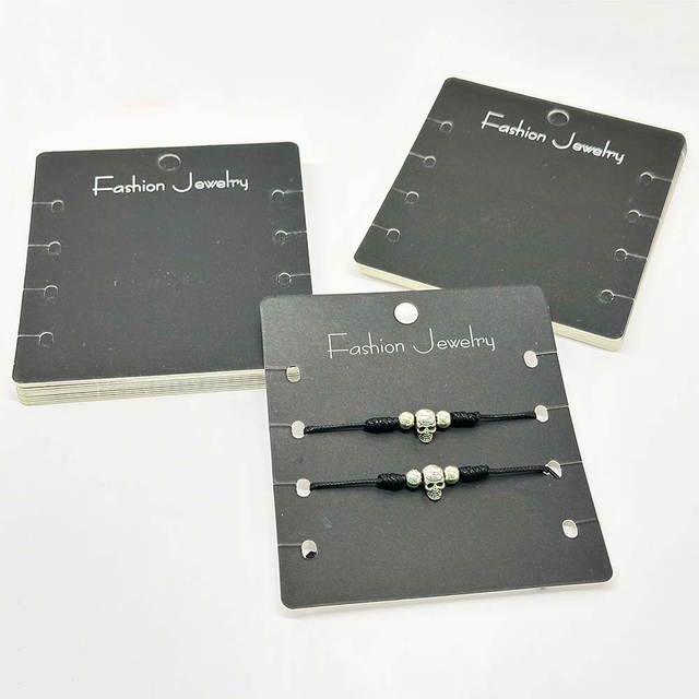Fiasrel 20/50/100pcs Jewelry Set Display Cards Hanging Holder Necklace Braclet Packaging Display Cards
