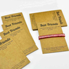Fiasrel 20/50/100pcs Earring Packaging Necklace Display Jewelry Cards Best Friends Kraft Card Paper