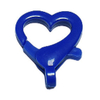 Fiasrel 10/50pcs Heart Shaped Lobster Claw Clasps Lanyard Snap Clip Hooks DIY Keychain Fastener Accessories