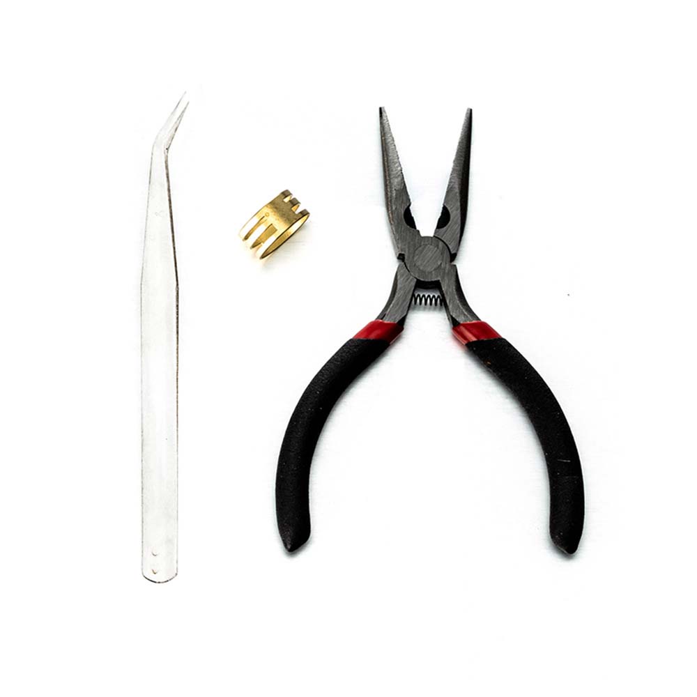 Fiasrel Lobster Buckle Jewelry Buckle Single Ring Open Ring 12 Grid Suit Manual DIY Jewelry Kit