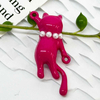 Fiasrel DIY Accessory Kitty Loose Focal Beads Cartoon Animal Shape Beads