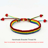 Fiasrel 2 Set New Fashion Multicolor Rainbow Handmade Making Bracelet Rope Thread Kit Suppliers
