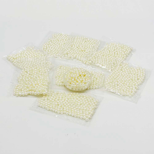 Fiasrel 4/6/8/10/12/14/16/18/20mm Plastic White Pearl Beads DIY Wholesale Jewelry Making Loose Beads