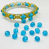 Fiasrel 50pcs 8mm DIY Crystal Beads for Jewelry Making