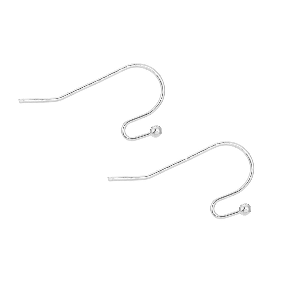 Fiasrel 10/50pcs/lot DIY Material Accessories Metal Earring Parts Buckle Jewelry Findings Earrings Hook for Jewelry Making Supplies
