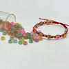 Fiasrel 100/500pcs Mixed Color Glow-in-the-Dark Luminous Stars Moons Hearts Petals Pattern Loose Spacer Acrylic Beads for Jewelry Making DIY Fashion Earrings Necklace Bracelet Handmade Craft Suppies