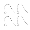 Fiasrel 5/20Pairs S925 Sterling Silver Plated Earrings Hook for DIY Jewelry Materials Making