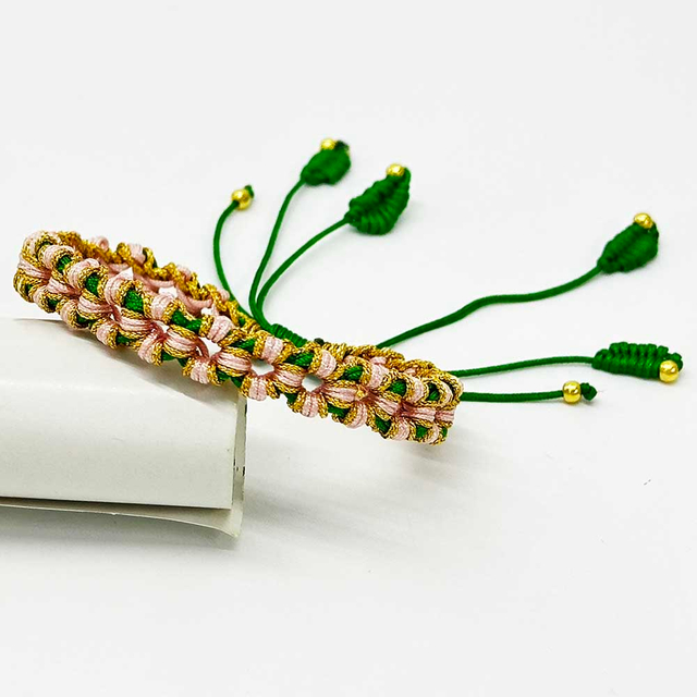 Fiasrel Handmade String Wrap Adjustable Bracelets Friendship Braided Rope Bracelets