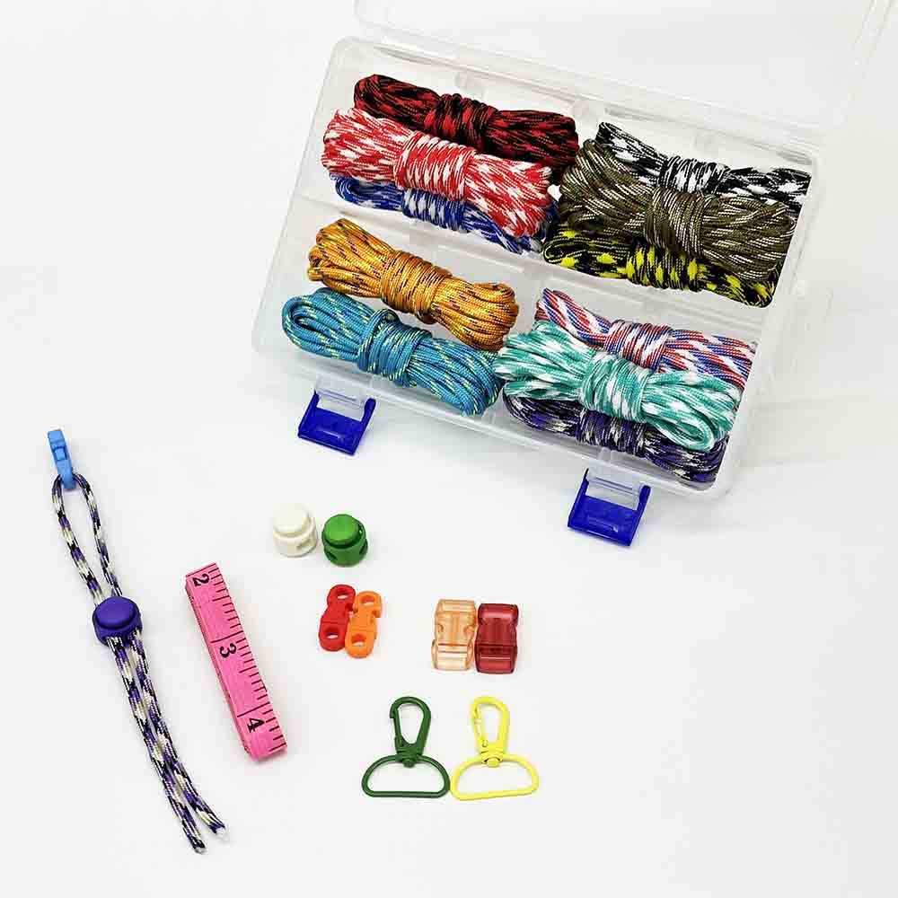 Fiasrel 4mm MIni 7 Core 3Yards 5Yards 10 Yards Survival Gear Lanyards Parachute Rope Jewelry Bracelets Paracord Rope for DIY Bracelet Making Outdoor Multi-functional Accessories