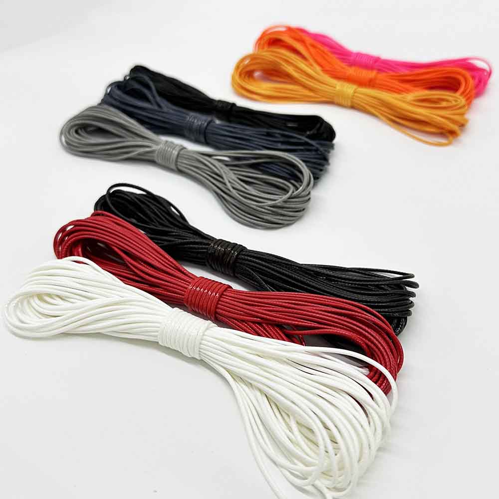 Fiasrel 1 Set DIY Jewelry Making Kit: 0.5/0.8/1.0/1.5mm 9colors - Handcrafted Wax Cord Rope PU Leather Thread String for Bracelets, Necklaces & Beading Accessories