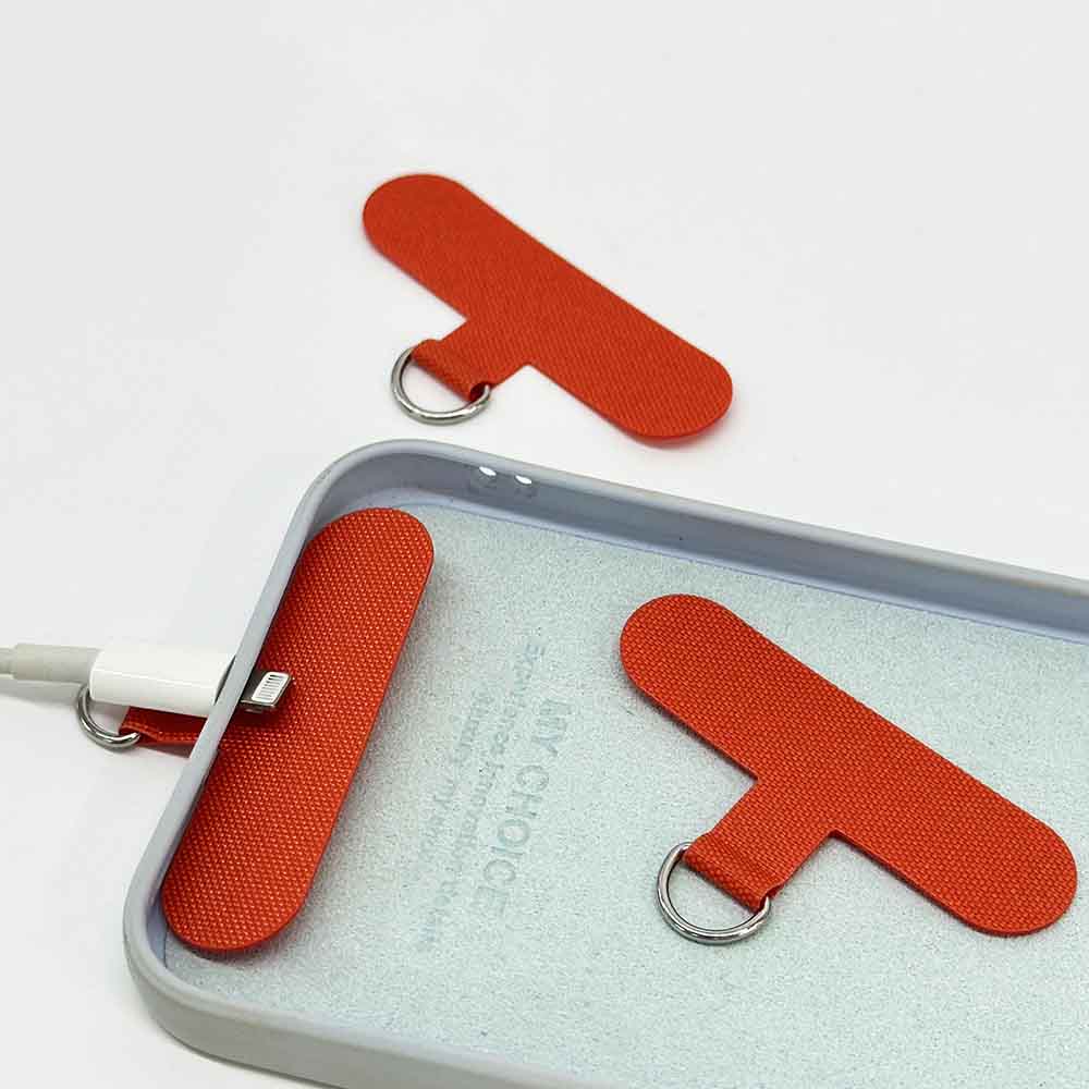 Fiasrel 5pcs Universal Mobile Phone Lanyard Strap Gasket Anti-lost Nylon Detachable Phone Hanging Cord Patch Sling Tether Pad