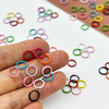 Fiasrel 100/200pcs 8mm 10mm Painted Metal Jump Rings O Ring Connector Rings Colorful Jump Rings for Bracelets Necklaces Pendants Chain DIY Craft Making