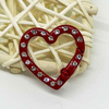 Fiasrel 10pcs Multicolor Metal Glossy Keychain Link Heart-shaped Keychain Spring Keyring Trigger Clasp for Crafts DIY Keychain Jewelry Key Ring Holder Making Supplies Accessories