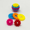Fiasrel 20/50pcs 10-20mm Straight Hole Rainbow Detachable Acrylic Bayberry Ball Beads for Jewelry Making DIY Fashion Special Cute Bracelet Necklace Earrings