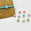 Fiasrel 20/50pcs 3D Cat Paw Spacer Acrylic Cat Paw Print Beads Cute Animal Print Shaped Acrylic Beads for Bracelet Necklace Earring Jewellery Making DIY Crafts