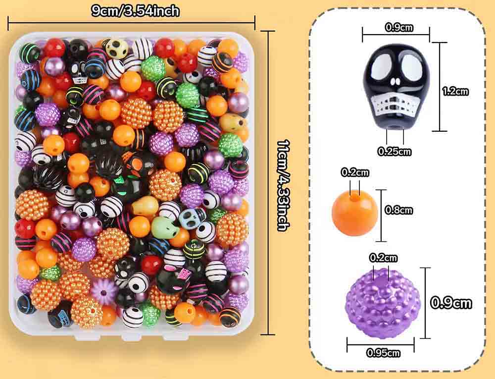 Fiasrel festive jewelry beads