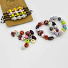 Sporty Acrylic Beads Kit: Acrylic Football Baseball Basketball Soccer Volleyball Softball Beads for DIY Jewelry Crafts Making