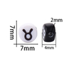 Fiasrel 7*4mm Zodiac Acrylic Beads for Jewelry Making – DIY Beads for Bracelets & Necklaces