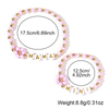 Fiasrel Parent-child Bracelet Set Fashionable Thanksgiving Mother's Day Bead Bracelet Small 