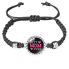 Fiasrel Weaving Cowhide Bracelet Multi Layer Jewelry in 