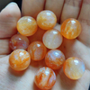 Fiasrel 16mm Glitter Resin Starry Sky Beads – DIY Craft Supplies for Bracelets Accessories