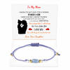 Fiasrel Natural Stone Bead Braided Bracelet Adjustable Oval Flat Beads Rose Quartz Bracelet 