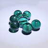 Fiasrel Green Crystal Heart Sutra Beads - Loose Mantra Beads for DIY Buddhist Jewelry Prajnaparamita Scripture Beads Mala Accessories