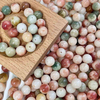 Fiasrel Natural Bodhi Loose Beads for Jewelry DIY Bracelet Accessories Round Buddha Beads