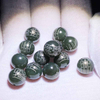 Fiasrel Hetian Jade Seven-Star Protection Beads | Qinghai Nephrite Round Beads | DIY Bracelet Jade Components for Lucky Jewelry Making